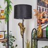 Suardi Staande lamp Goud, Zwart, 1-licht