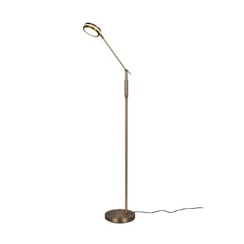 Trio Franklin Staande lamp LED Oud messing, 1-licht