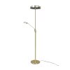 Trio Franklin Staande lamp LED Messing, 2-lichts