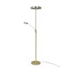 Trio Franklin Staande lamp LED Messing, 2-lichts