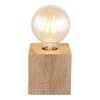 Globo ERNA Tafellamp Hout licht, 1-licht