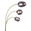 Globo BLACKY Staande lamp Messing, 3-lichts