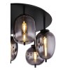 Globo BLACKY Plafondlamp Zwart, 6-lichts