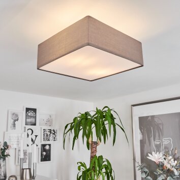 Taboga Plafondlamp Nikkel mat, 2-lichts