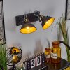 Llanage Muurlamp Zwart, Wit, 2-lichts