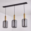 Maliali Hanglamp Messing, Zwart, 3-lichts