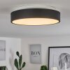 Playas Plafondlamp LED Zwart, Wit, 1-licht