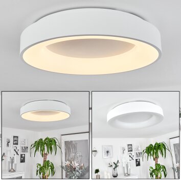 Playas Plafondlamp LED Wit, 1-licht