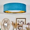 Maripi Plafondlamp LED Blauw, Goud, 1-licht