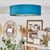 Maripi Plafondlamp LED Blauw, Goud, 1-licht