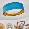 Maripi Plafondlamp LED Blauw, Goud, 1-licht