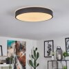 Samaira Plafondlamp LED Wit, 1-licht, Afstandsbediening