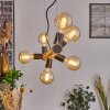 Beccar Hanglamp Natuurlijke kleuren, Zwart, 6-lichts