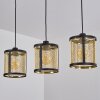 Candelaria Hanglamp Zwart, 3-lichts