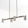 Zuoz Hanglamp Nikkel mat, 4-lichts