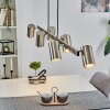 Zuoz Hanglamp Nikkel mat, 6-lichts