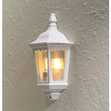 Konstsmide Firenze Muurlamp Wit, 1-licht