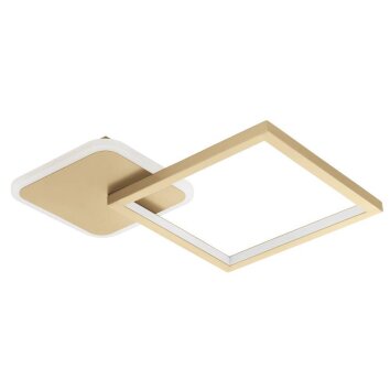 Eglo GAFARES Plafondlamp LED Goud, Wit, 1-licht