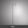 Paul Neuhaus PURE-GEMIN Staande lamp LED Aluminium, Zwart, 1-licht