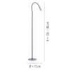 Paul Neuhaus PURE-GEMIN Staande lamp LED Aluminium, Zwart, 1-licht