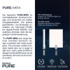 Paul Neuhaus PURE-MIRA Plafondlamp LED Zwart, 2-lichts, Afstandsbediening