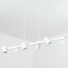 Zuoz Hanglamp Wit, 6-lichts