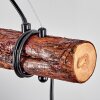 Perdigueira Hanglamp Natuurlijke kleuren, Zwart, 3-lichts