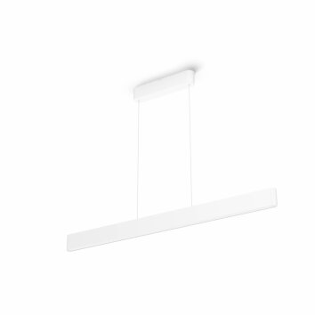 Philips Hue White & Colour Ambiance Ensis Hanglamp LED Wit, 2-lichts, Kleurwisselaar