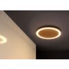 Luce Design MOON Muurlamp LED Bruin, houtlook, Zwart, 1-licht