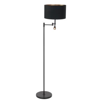 Steinhauer Stang Staande lamp LED Zwart, 2-lichts