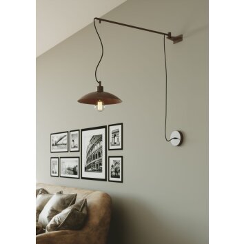 Luce-Design ELDORADO Muurlamp Brons, 1-licht