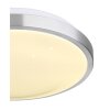 Globo GREGORY Plafondlamp LED Aluminium, Wit, 1-licht, Bewegingsmelder