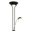 Globo LEONAS Staande lamp LED Messing, Zwart, 1-licht