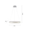 Paul-Neuhaus TITUS Hanglamp LED Wit, 1-licht