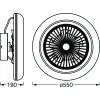 LEDVANCE Smart plafondventilator Wit, 1-licht, Afstandsbediening