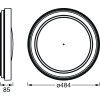 LEDVANCE Decorative Plafondpaneel Zwart, 1-licht