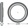 LEDVANCE Decorative Plafondpaneel Zwart, 1-licht