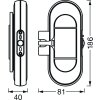 LEDVANCE LINEAR Nachtlamp Wit, 1-licht, Bewegingsmelder