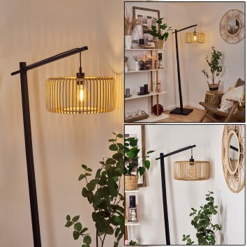 Callide Staande lamp Zwart, 1-licht