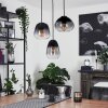 Mechaico Hanglamp Zwart, 3-lichts