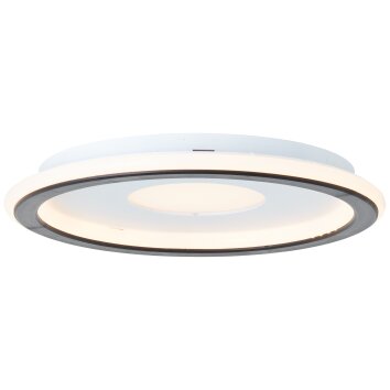 Brilliant Vegas Plafondlamp LED Zwart, Wit, 1-licht