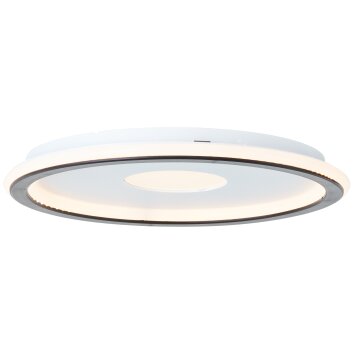 Brilliant Vegas Plafondlamp LED Zwart, Wit, 1-licht