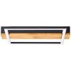 Brilliant Loneos Plafondlamp LED Bruin, Zwart, 1-licht