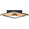 Brilliant Woodbridge Plafondlamp LED Bruin, Zwart, 1-licht