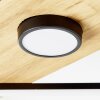 Brilliant Woodbridge Plafondlamp LED Bruin, Zwart, 1-licht