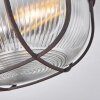 Chaquire Plafondlamp Bruin, Roest, 1-licht