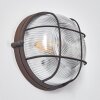 Chaquire Muurlamp Bruin, Roest, 1-licht