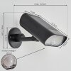 Usmagama Solarlamp LED Zwart, 1-licht, Bewegingsmelder