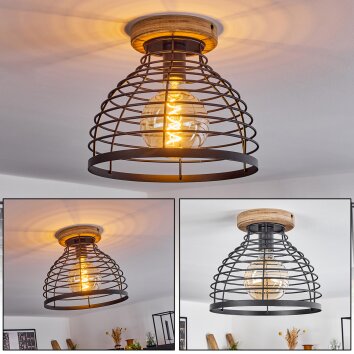 Omba Plafondlamp Hout licht, 1-licht