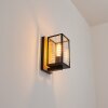 Fortunies Buiten muurverlichting Hout licht, houtlook, Zwart, 1-licht